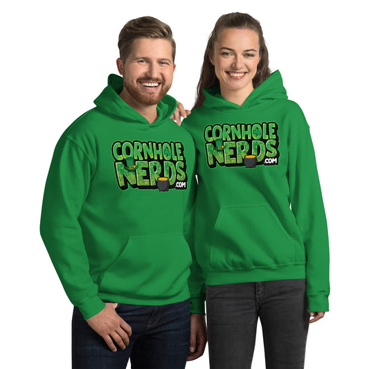 Cornhole Nerds Irish you good luck Unisex Hoodie