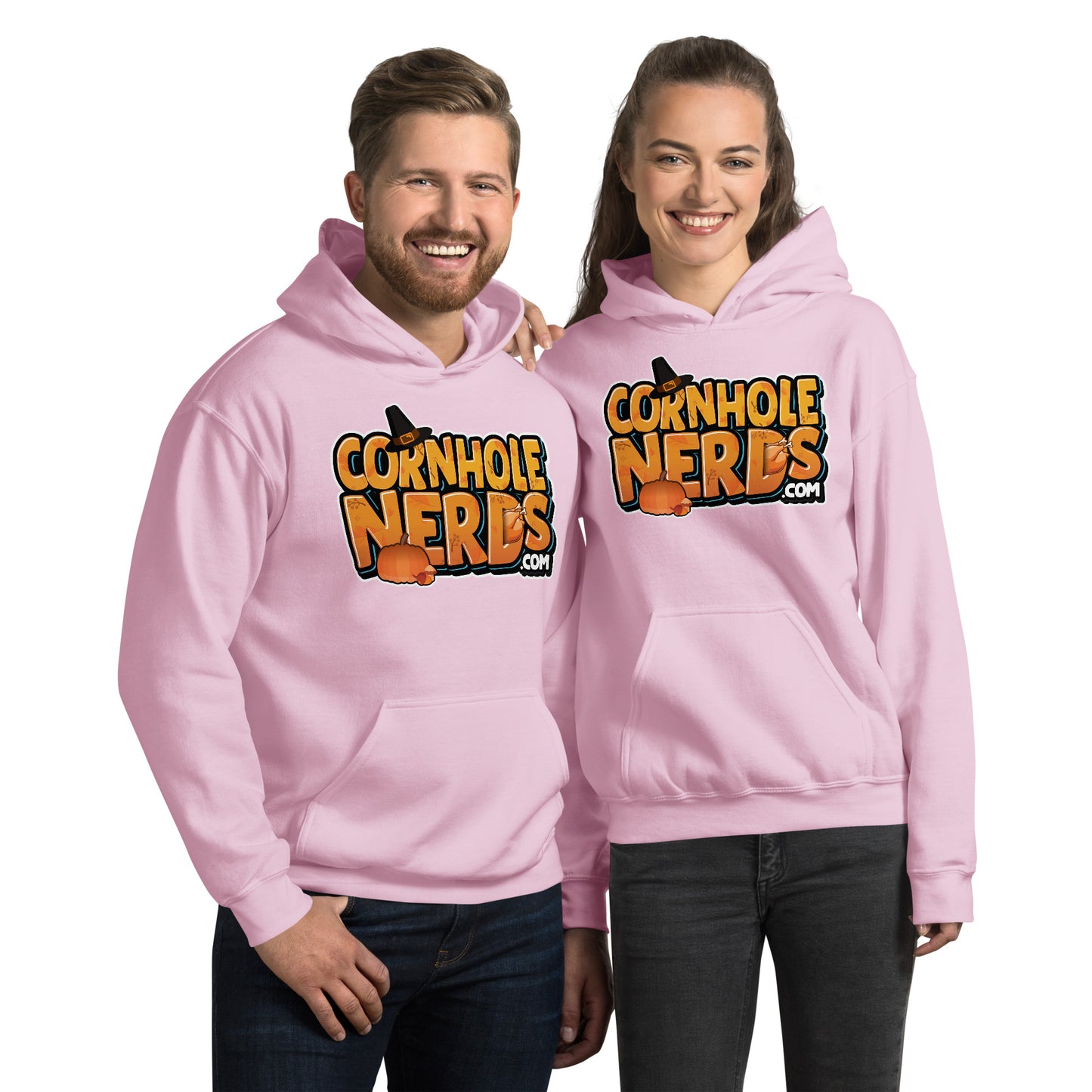 Cornhole Nerds Autumn Skies and Pumpkin Pies Unisex Hoodie