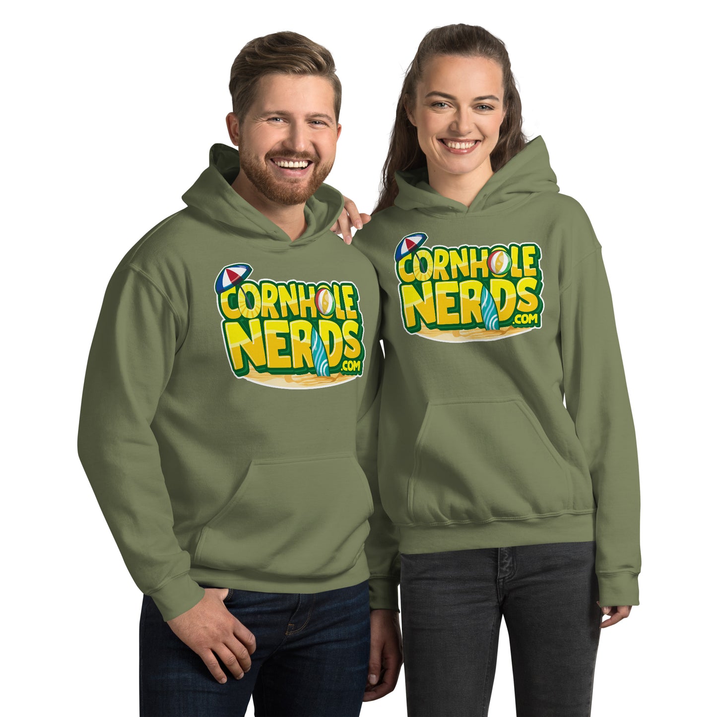 Cornhole Nerds Summer vibes Unisex Hoodie