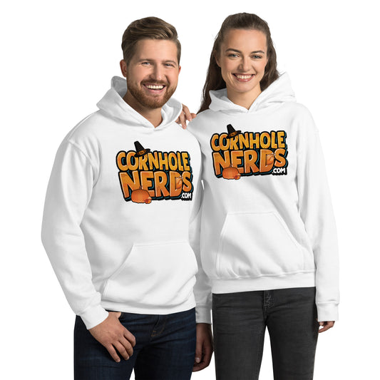 Cornhole Nerds Autumn Skies and Pumpkin Pies Unisex Hoodie