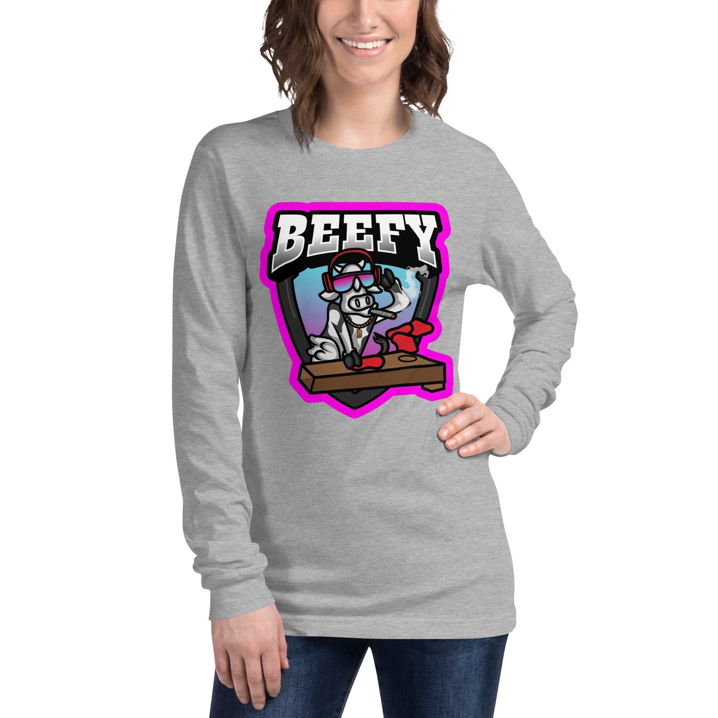 Beefy Unisex Long Sleeve Tee