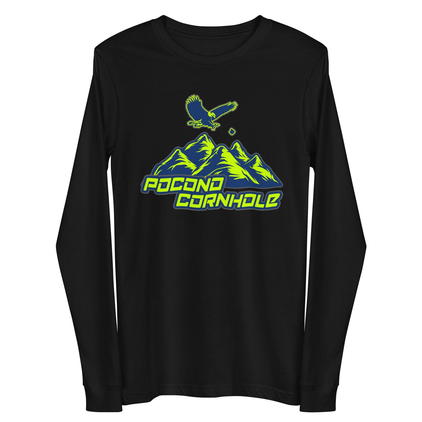 Pocono Cornhole Unisex Long Sleeve Tee