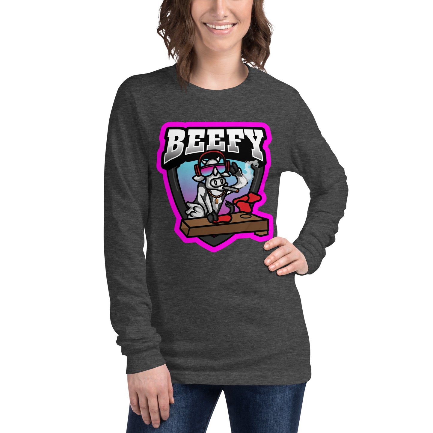 Beefy Unisex Long Sleeve Tee