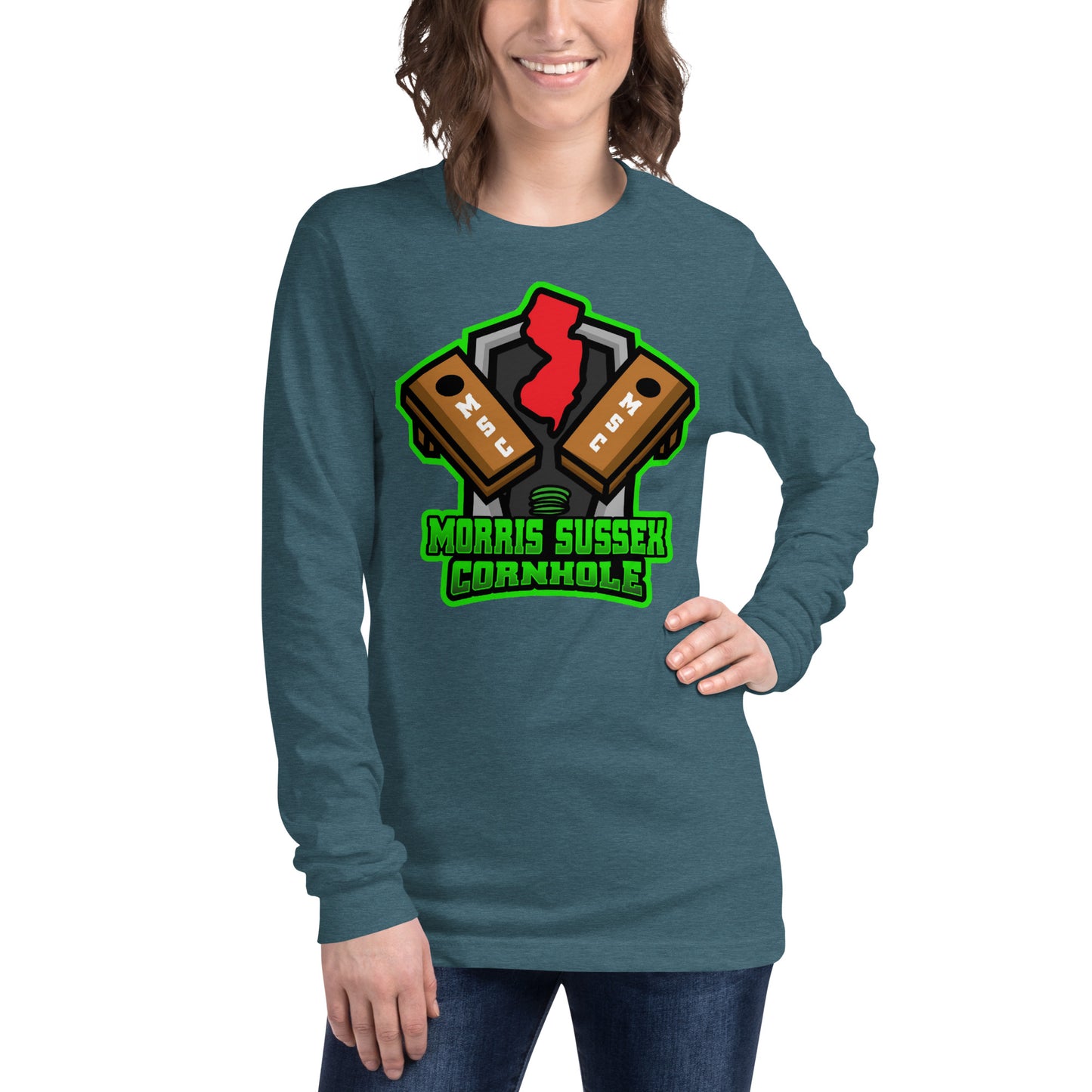 Morris Sussex Cornhole Unisex Long Sleeve Tee