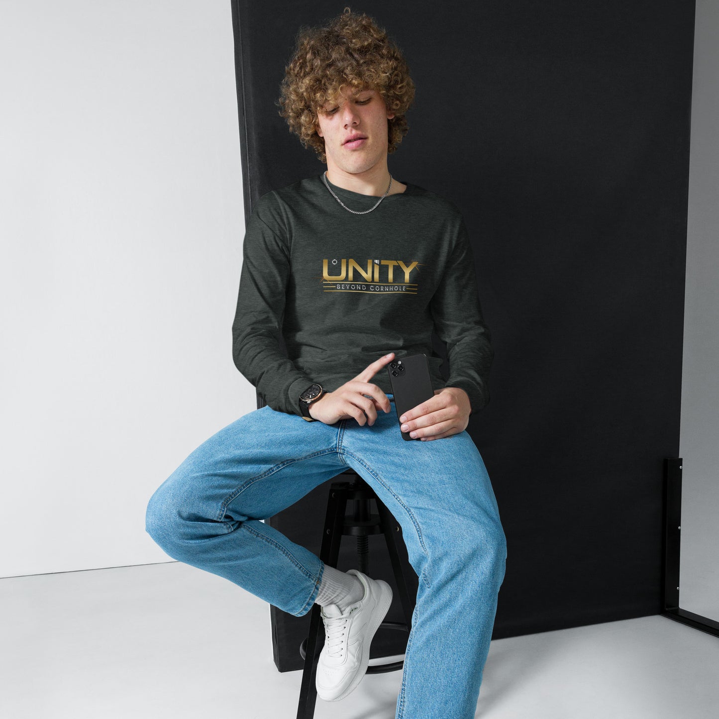 Unity Beyond Cornhole Unisex Long Sleeve Tee