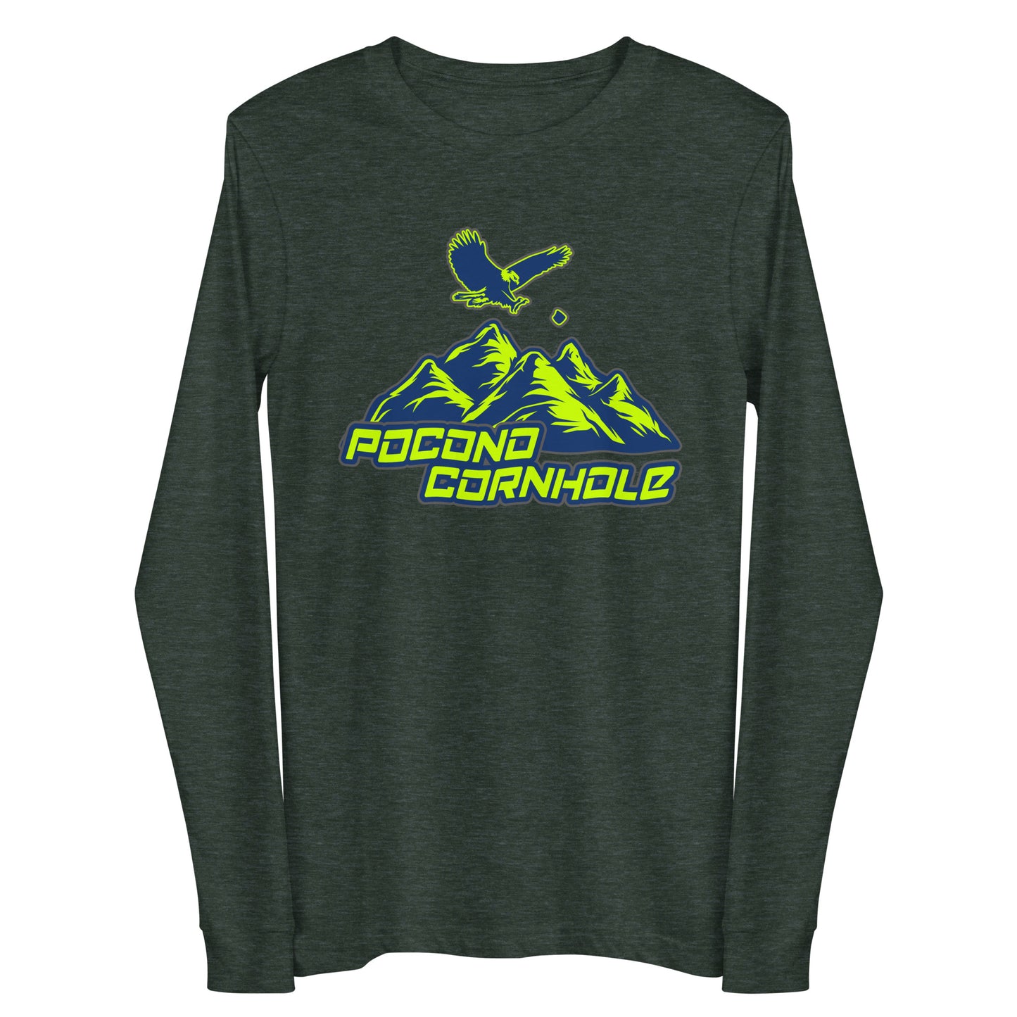 Pocono Cornhole Unisex Long Sleeve Tee