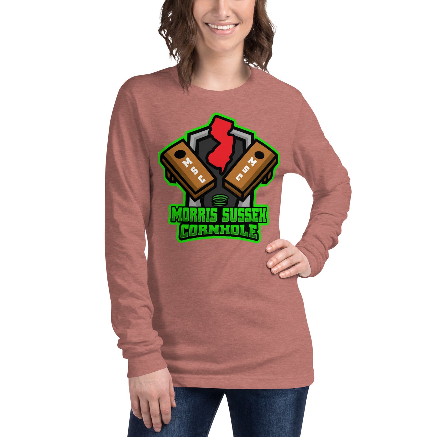 Morris Sussex Cornhole Unisex Long Sleeve Tee