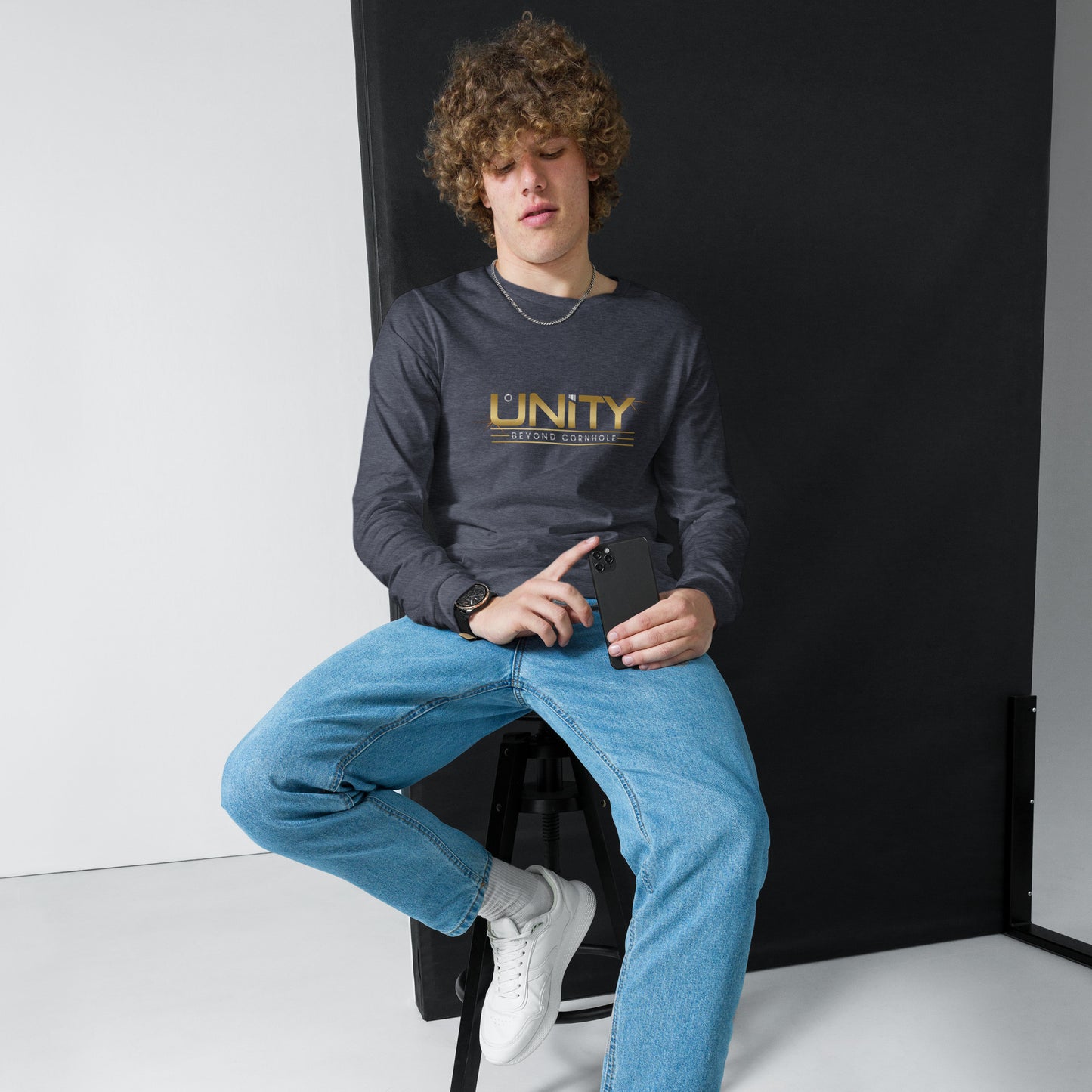 Unity Beyond Cornhole Unisex Long Sleeve Tee