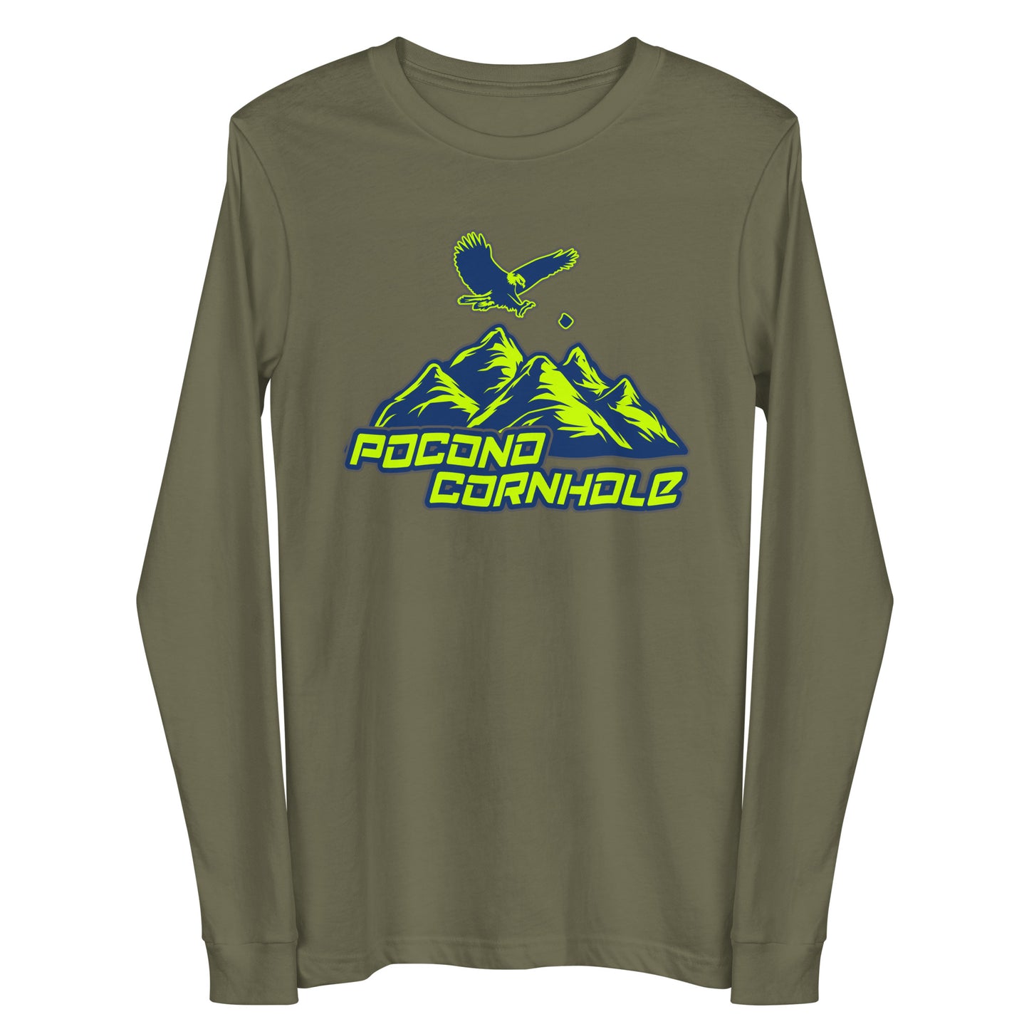 Pocono Cornhole Unisex Long Sleeve Tee