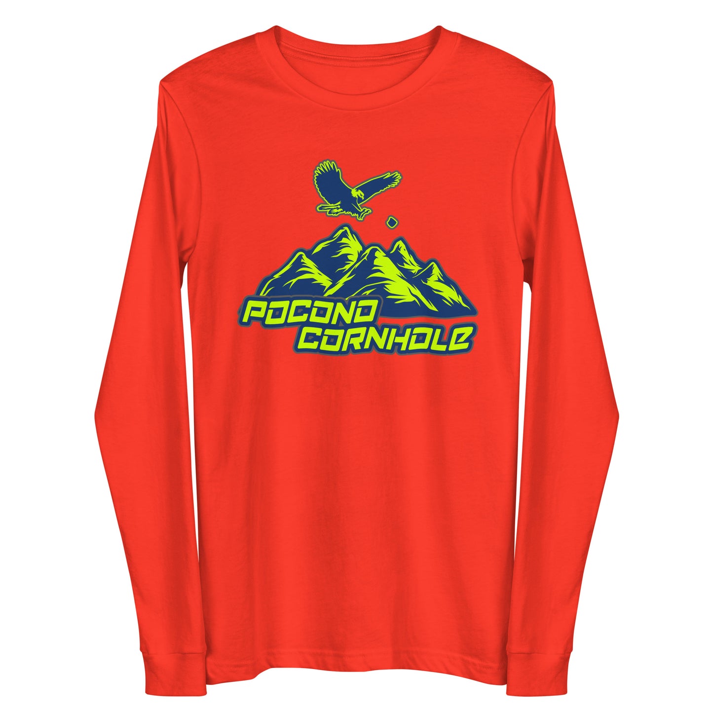 Pocono Cornhole Unisex Long Sleeve Tee