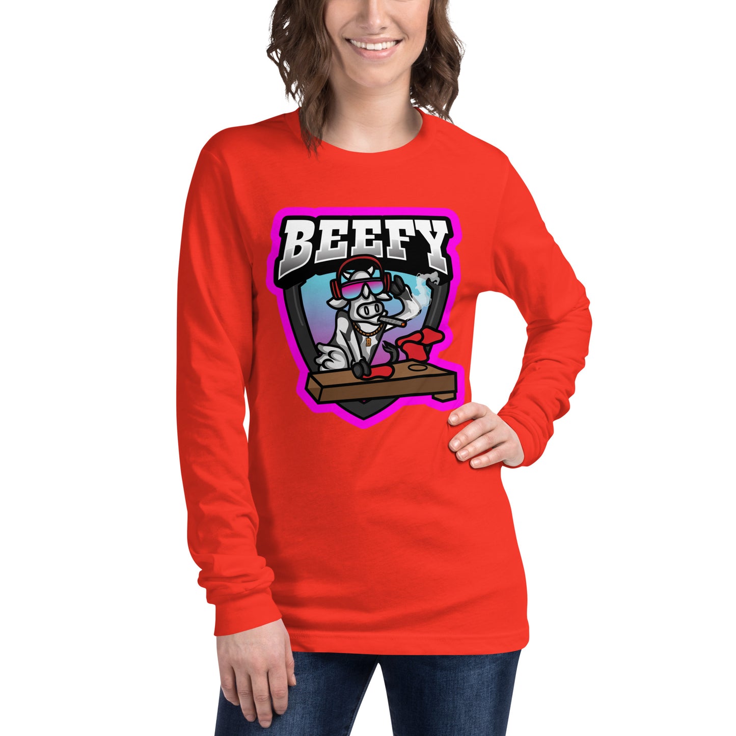 Beefy Unisex Long Sleeve Tee