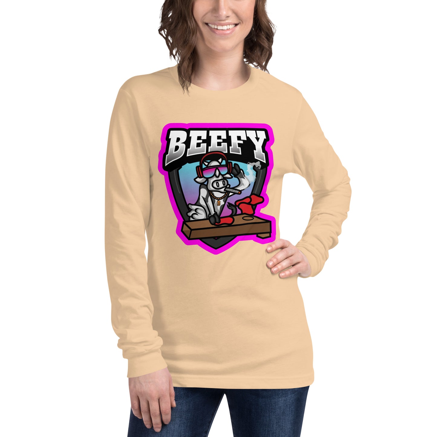 Beefy Unisex Long Sleeve Tee