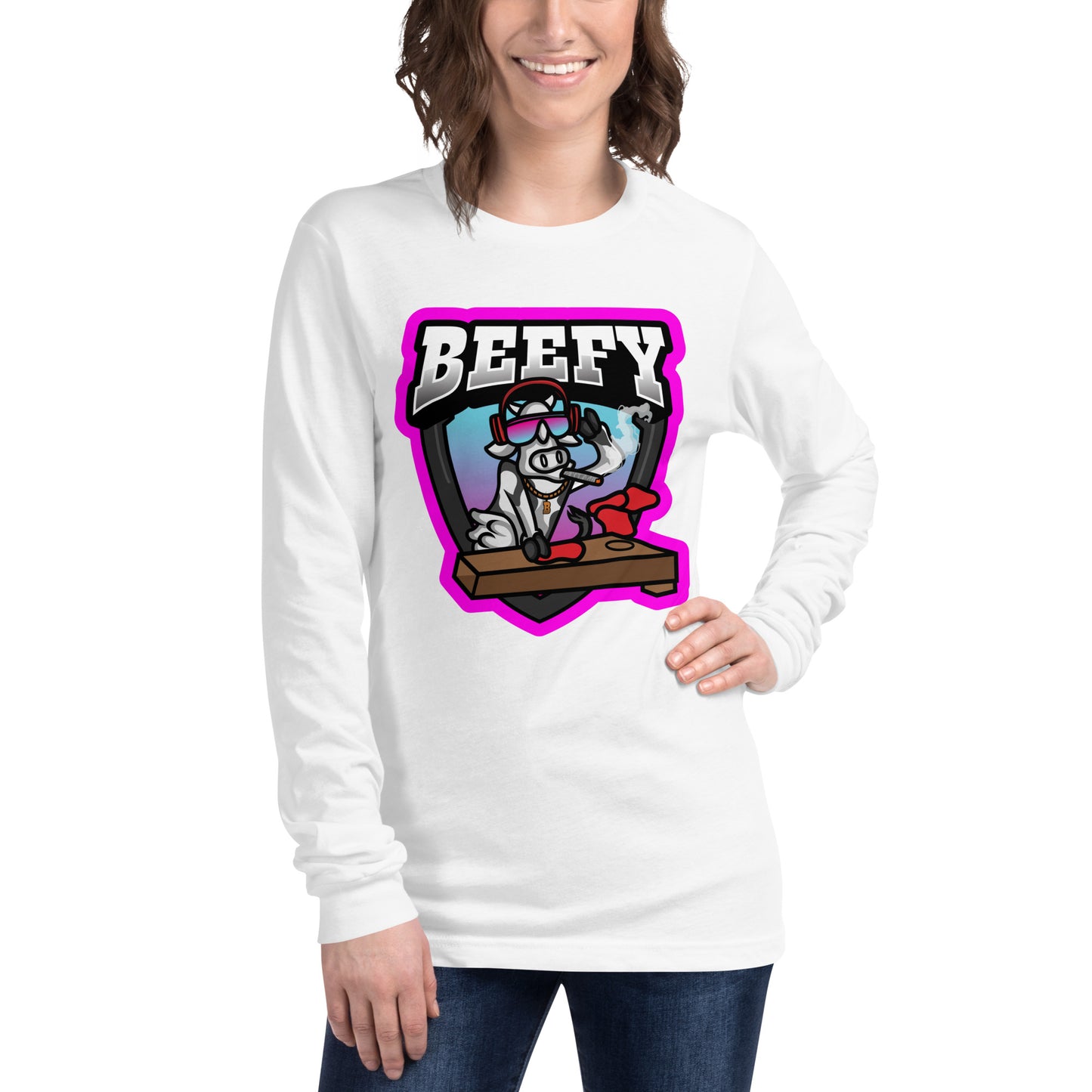 Beefy Unisex Long Sleeve Tee