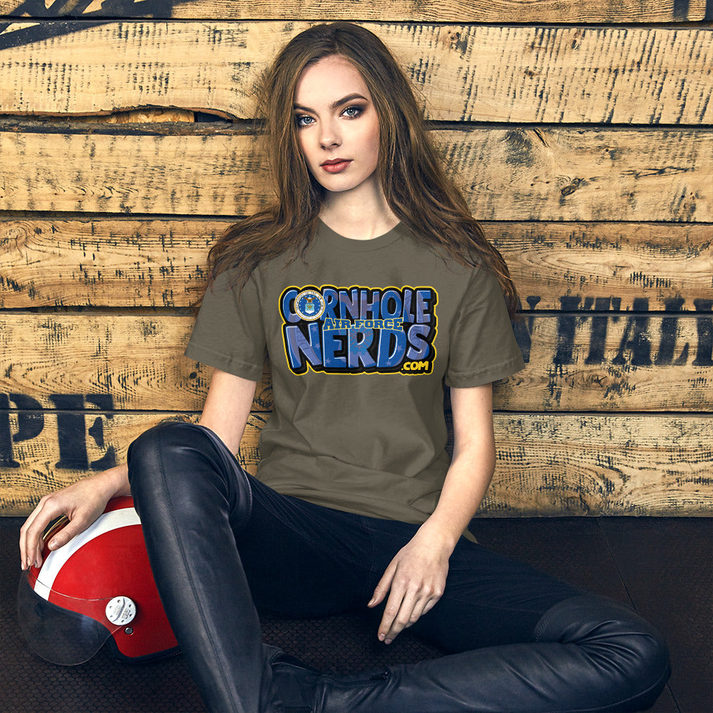 Cornhole Nerds Air Force Unisex t-shirt