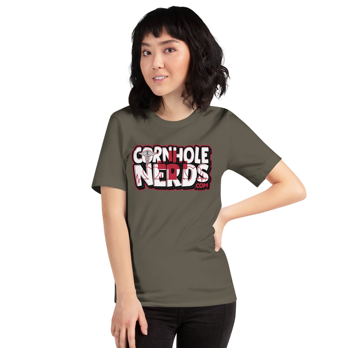 Cornhole Nerds Medical Unisex t-shirt