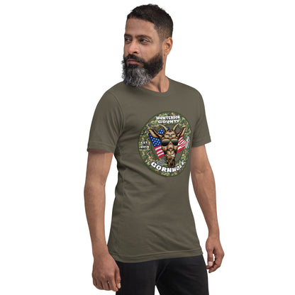 HCC Brownie's Veterans Salute Unisex t-shirt