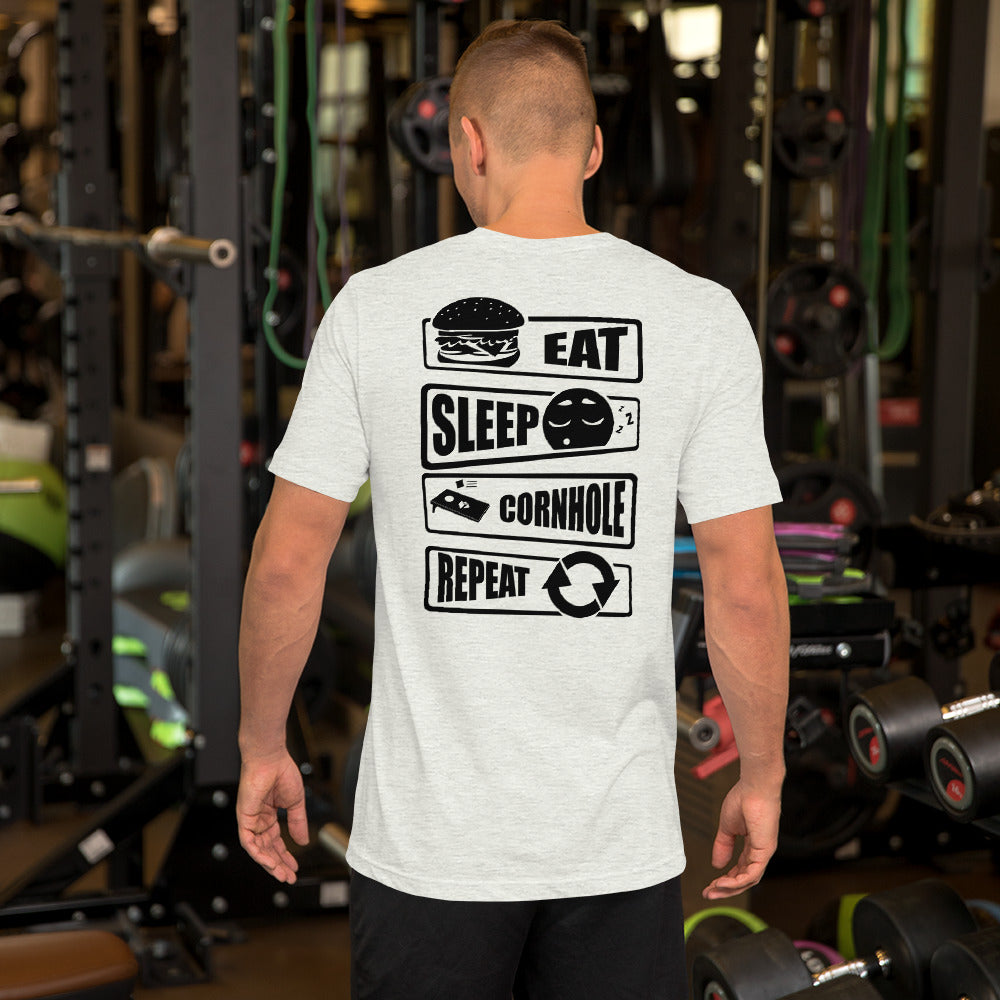 BCB Eat Sleep Cornhole Repeat T-Shirt