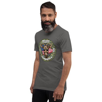 HCC Brownie's Veterans Salute Unisex t-shirt