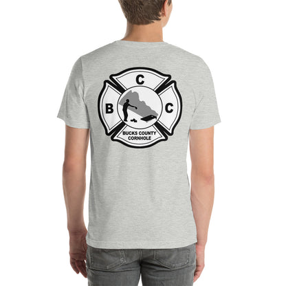 Front and Back Logo Short-Sleeve Unisex T-Shirt