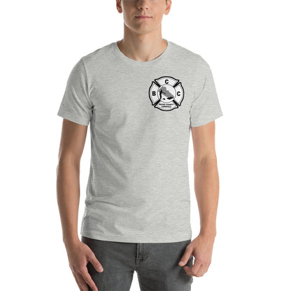 Front and Back Logo Short-Sleeve Unisex T-Shirt