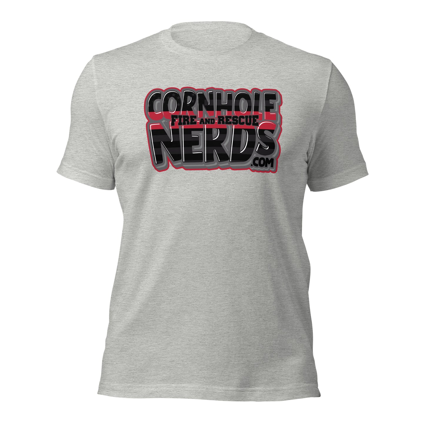 Cornhole Nerds Fire and Rescue Unisex t-shirt