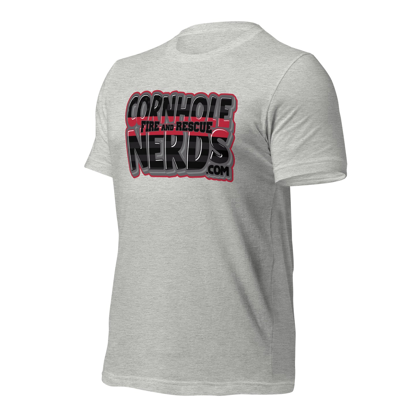 Cornhole Nerds Fire and Rescue Unisex t-shirt