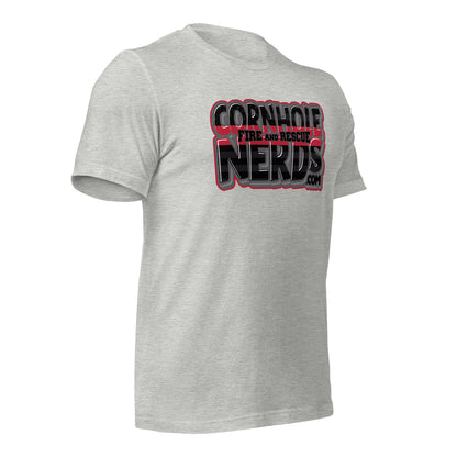 Cornhole Nerds Fire and Rescue Unisex t-shirt