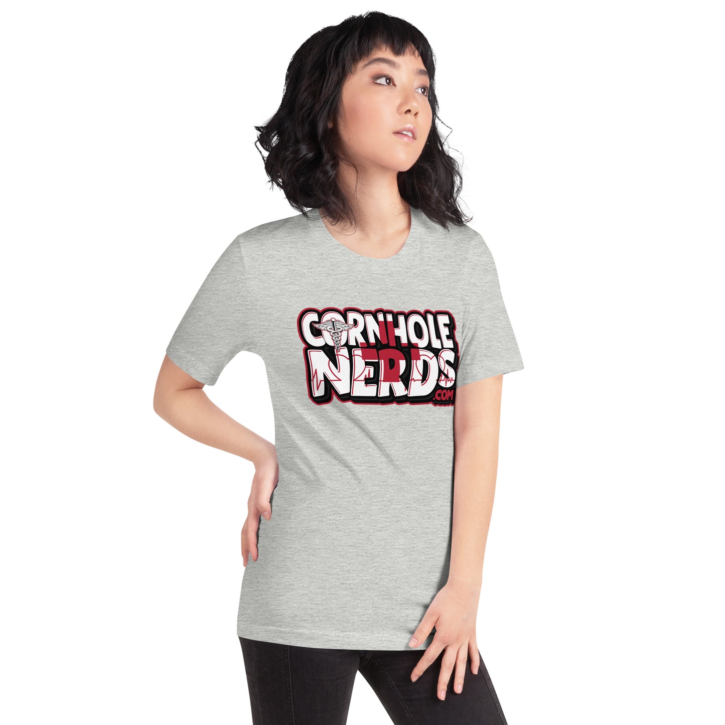 Cornhole Nerds Medical Unisex t-shirt