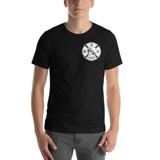 Front and Back Logo Short-Sleeve Unisex T-Shirt