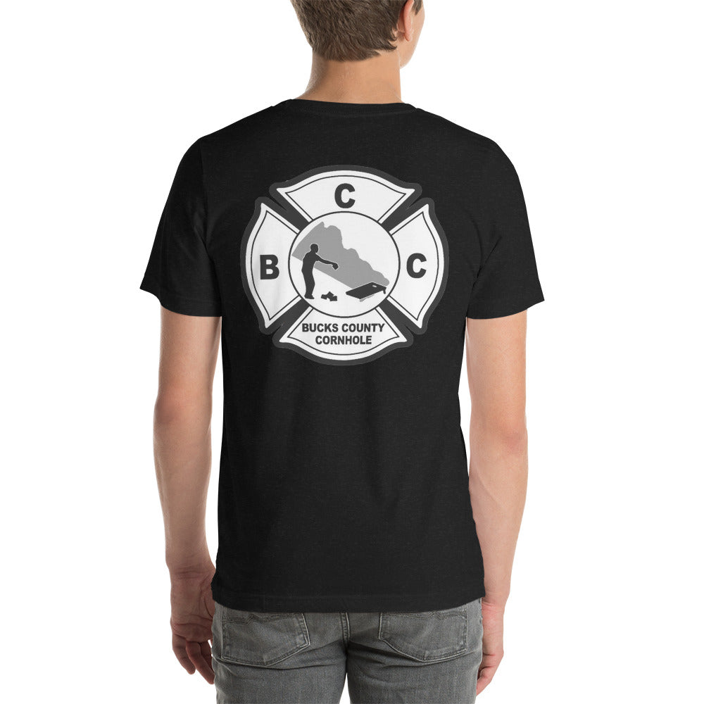 Front and Back Logo Short-Sleeve Unisex T-Shirt