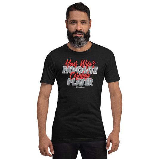 Your Wife's Favorite Cornhole Player Alfred Pace Unisex t-shirt