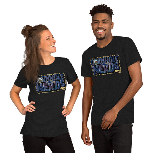 Cornhole Nerds Navy Unisex t-shirt