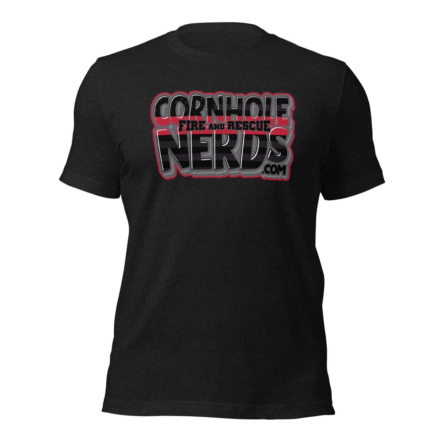 Cornhole Nerds Fire and Rescue Unisex t-shirt