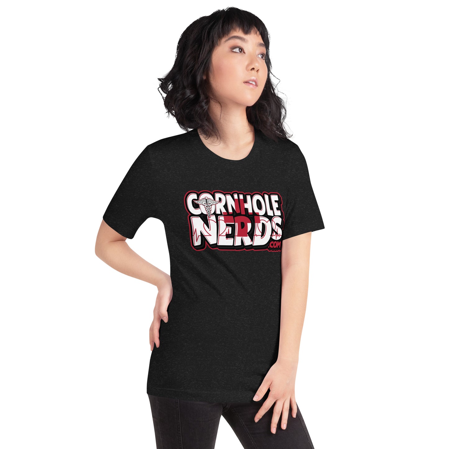 Cornhole Nerds Medical Unisex t-shirt