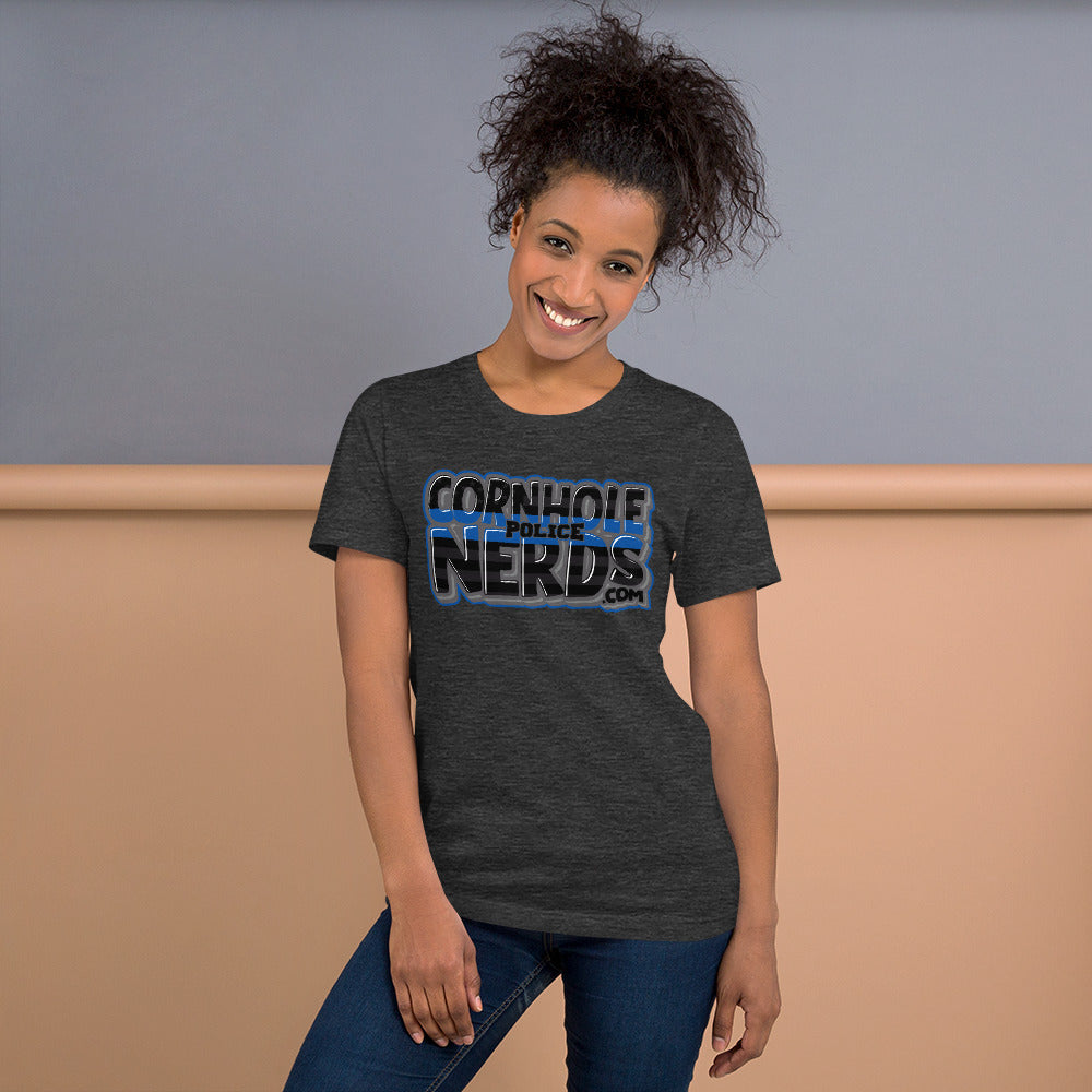 Cornhole Nerds Police Unisex t-shirt