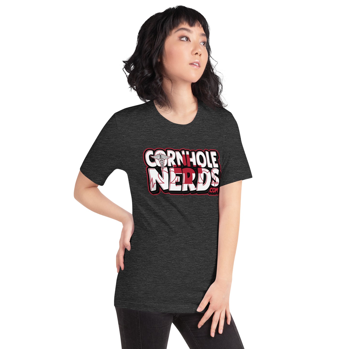 Cornhole Nerds Medical Unisex t-shirt