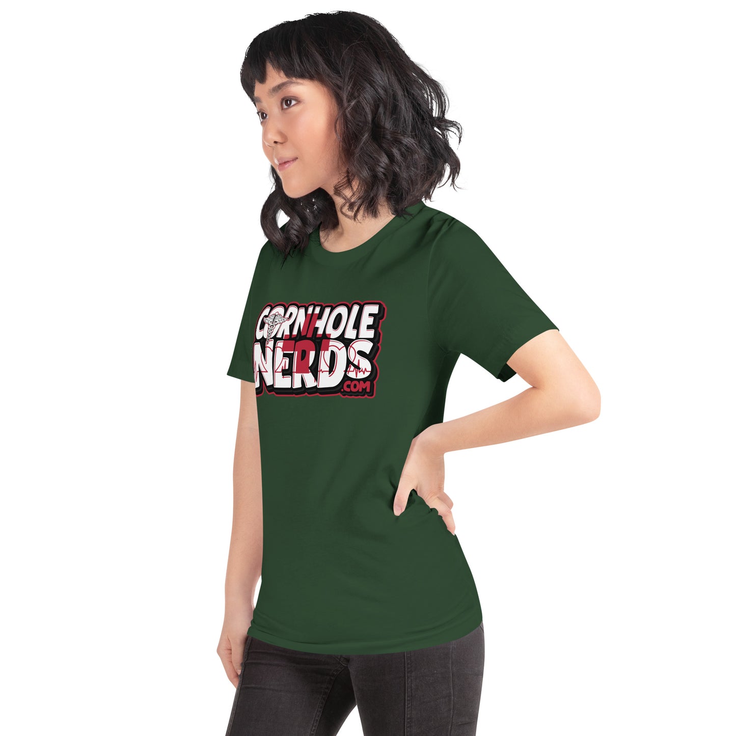 Cornhole Nerds Medical Unisex t-shirt