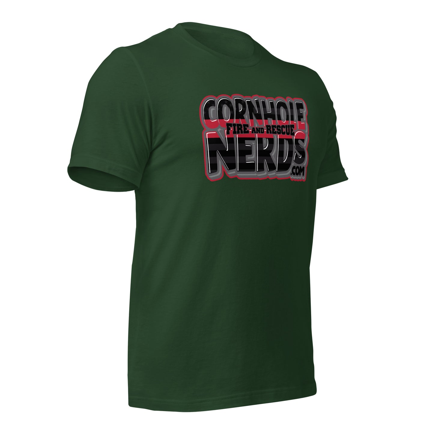 Cornhole Nerds Fire and Rescue Unisex t-shirt