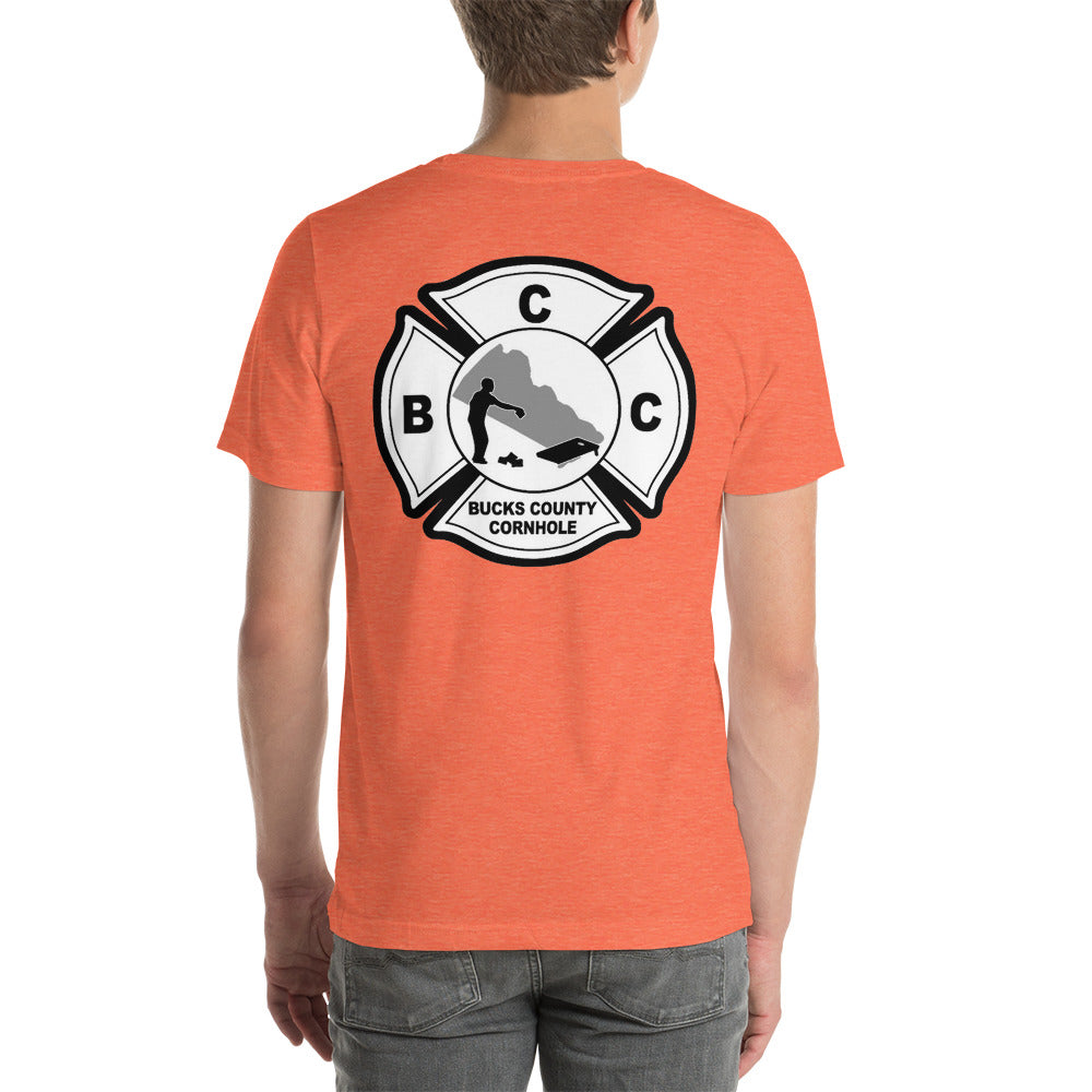 Front and Back Logo Short-Sleeve Unisex T-Shirt