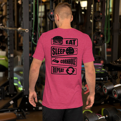 BCB Eat Sleep Cornhole Repeat T-Shirt