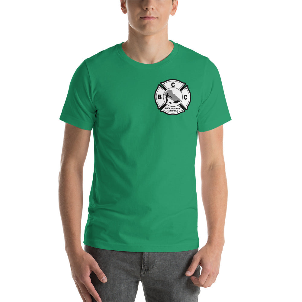 Front and Back Logo Short-Sleeve Unisex T-Shirt