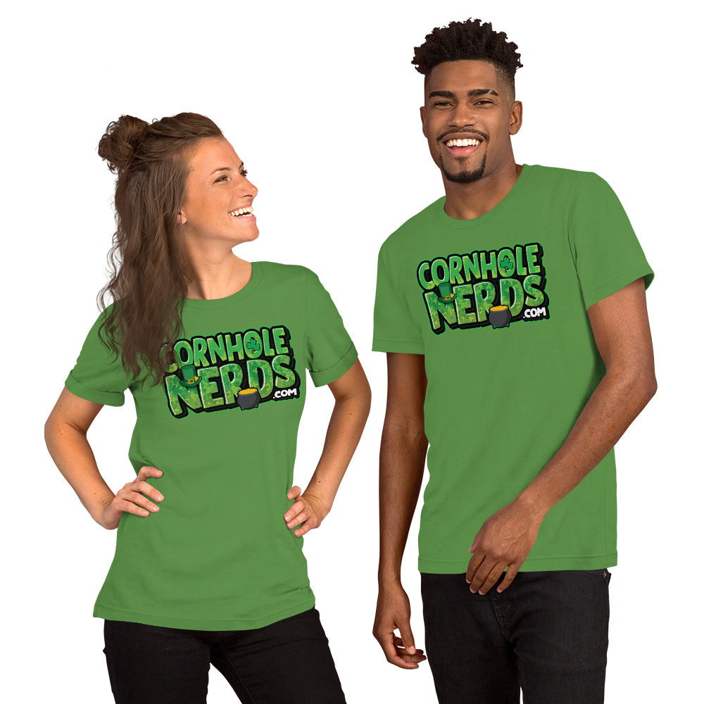 Cornhole Nerds Irish you good luck Unisex t-shirt