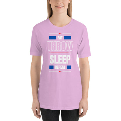 Eat Throw Sleep Repeat Unisex T-Shirt