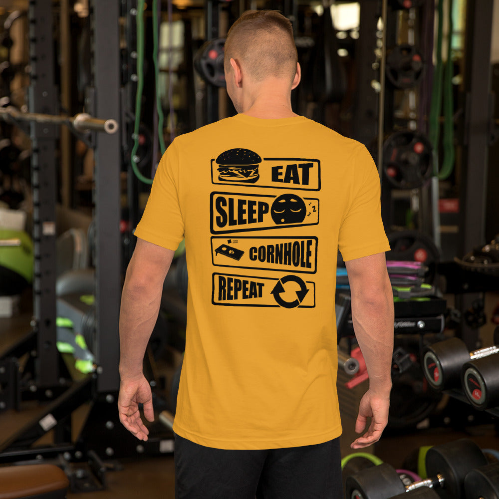 BCB Eat Sleep Cornhole Repeat T-Shirt