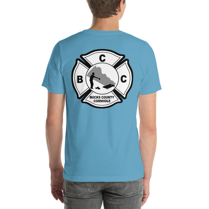 Front and Back Logo Short-Sleeve Unisex T-Shirt