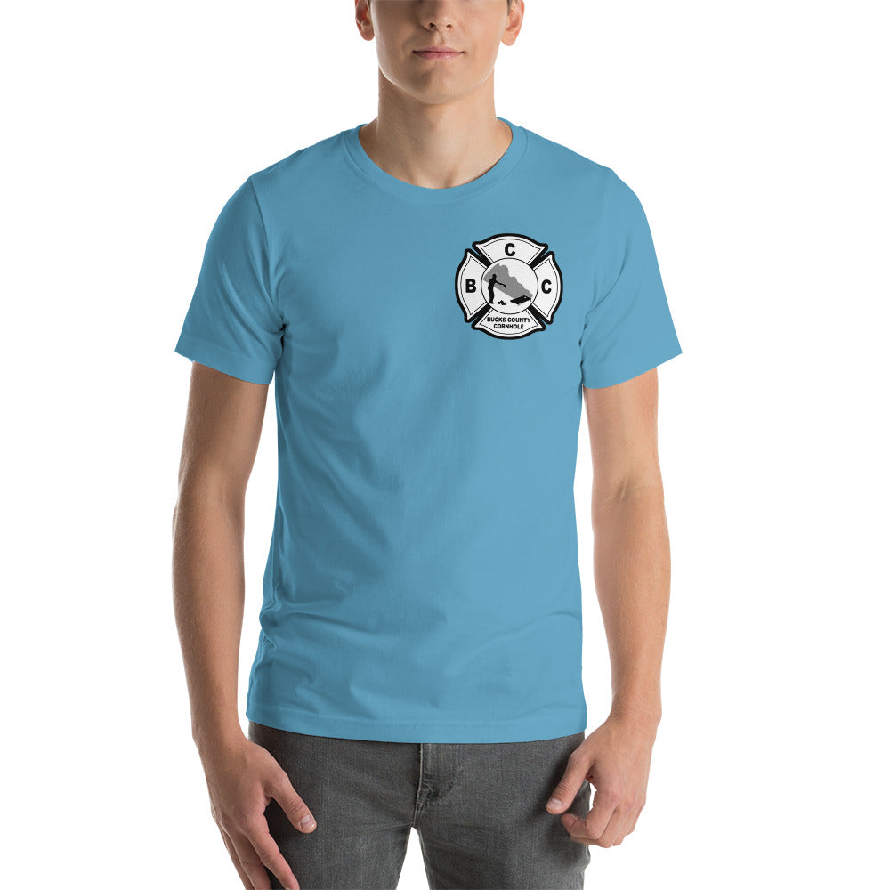 Front and Back Logo Short-Sleeve Unisex T-Shirt