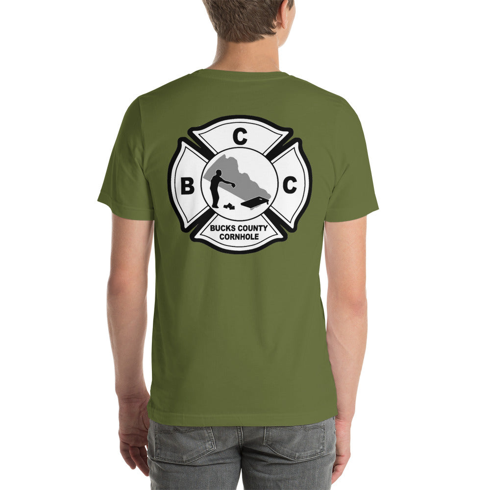 Front and Back Logo Short-Sleeve Unisex T-Shirt