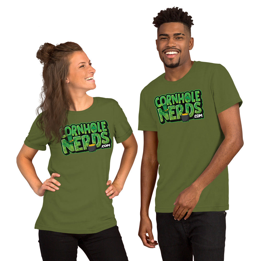 Cornhole Nerds Irish you good luck Unisex t-shirt