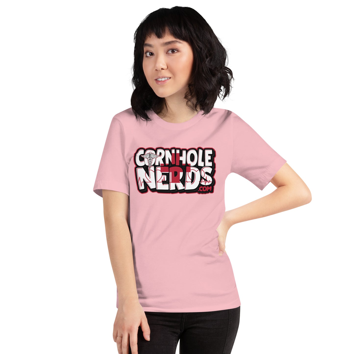 Cornhole Nerds Medical Unisex t-shirt