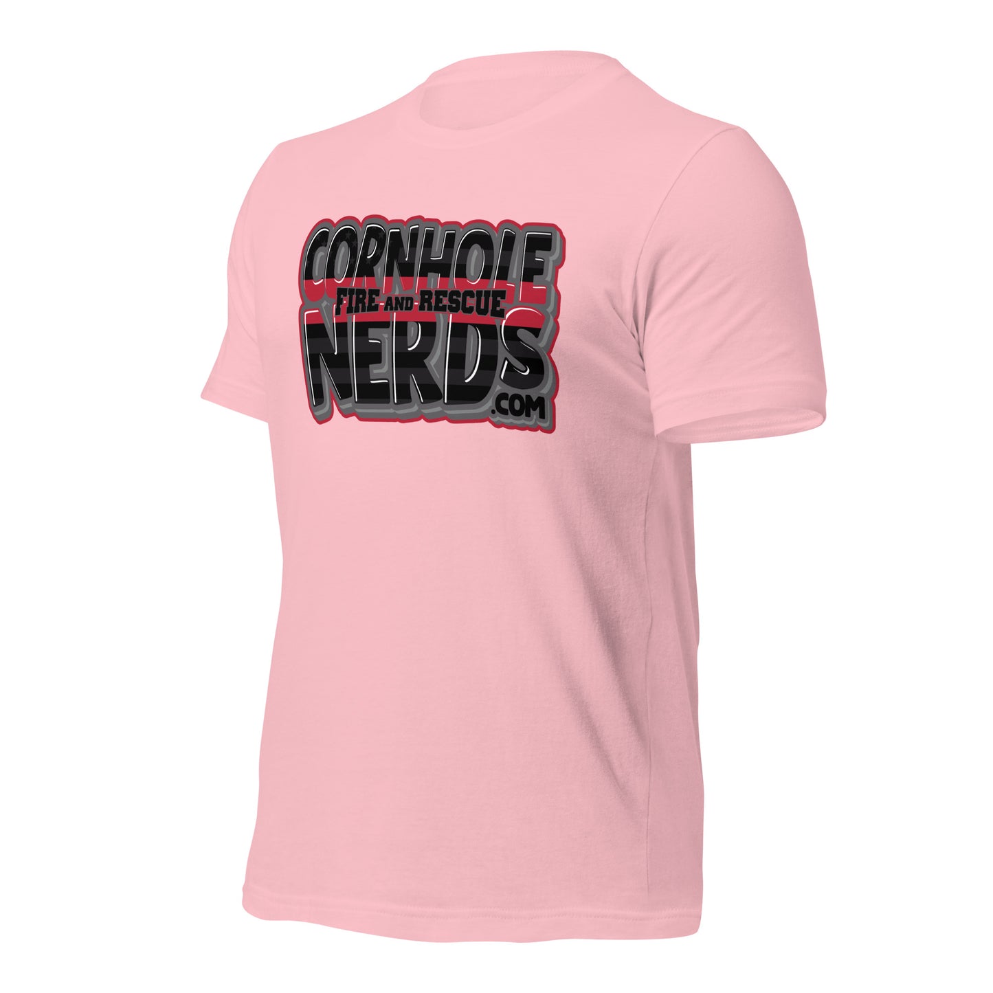 Cornhole Nerds Fire and Rescue Unisex t-shirt